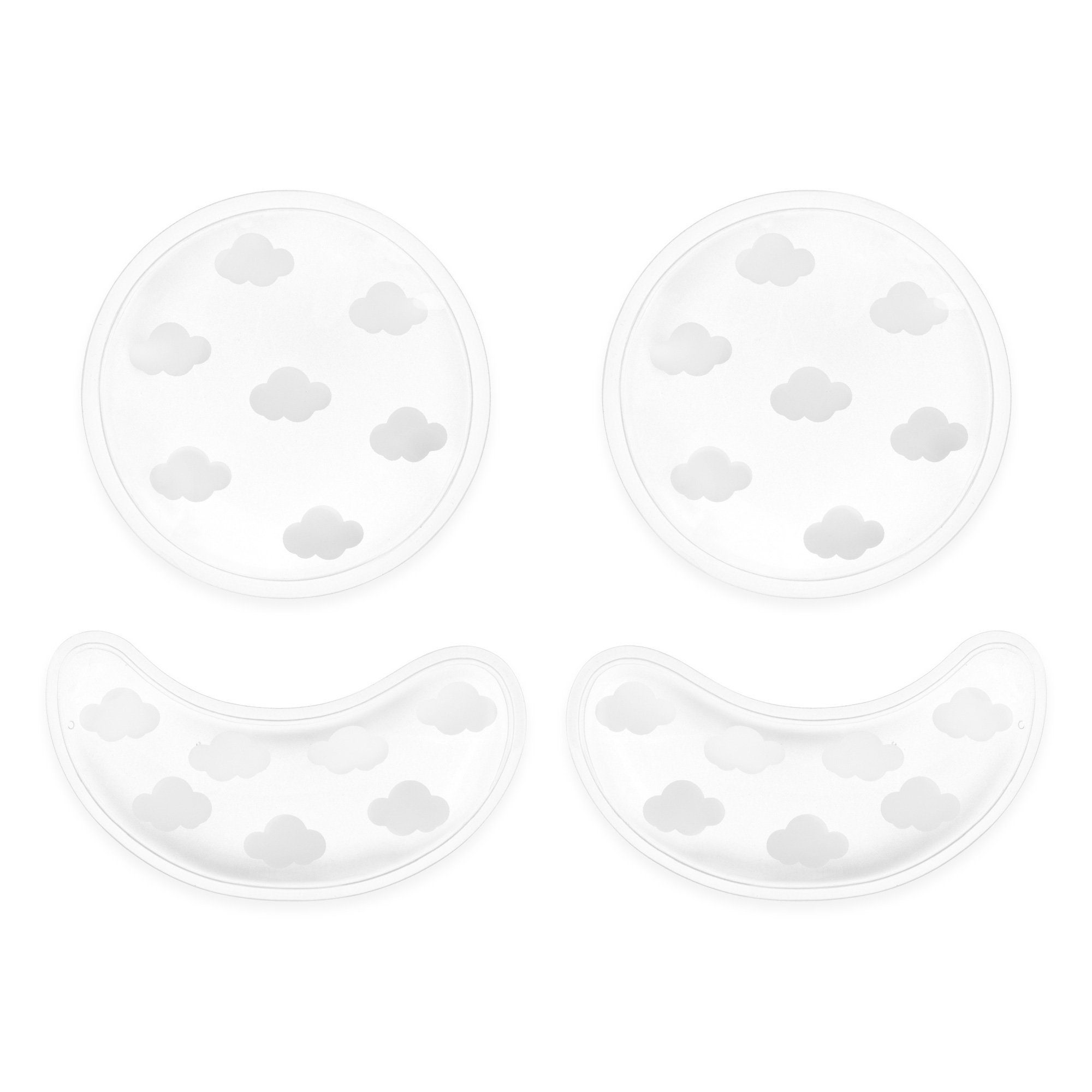 Navaris Augenmaske 4x Gel Augenpads - Wiederverwendbare Kühlpads gegen Augenringe