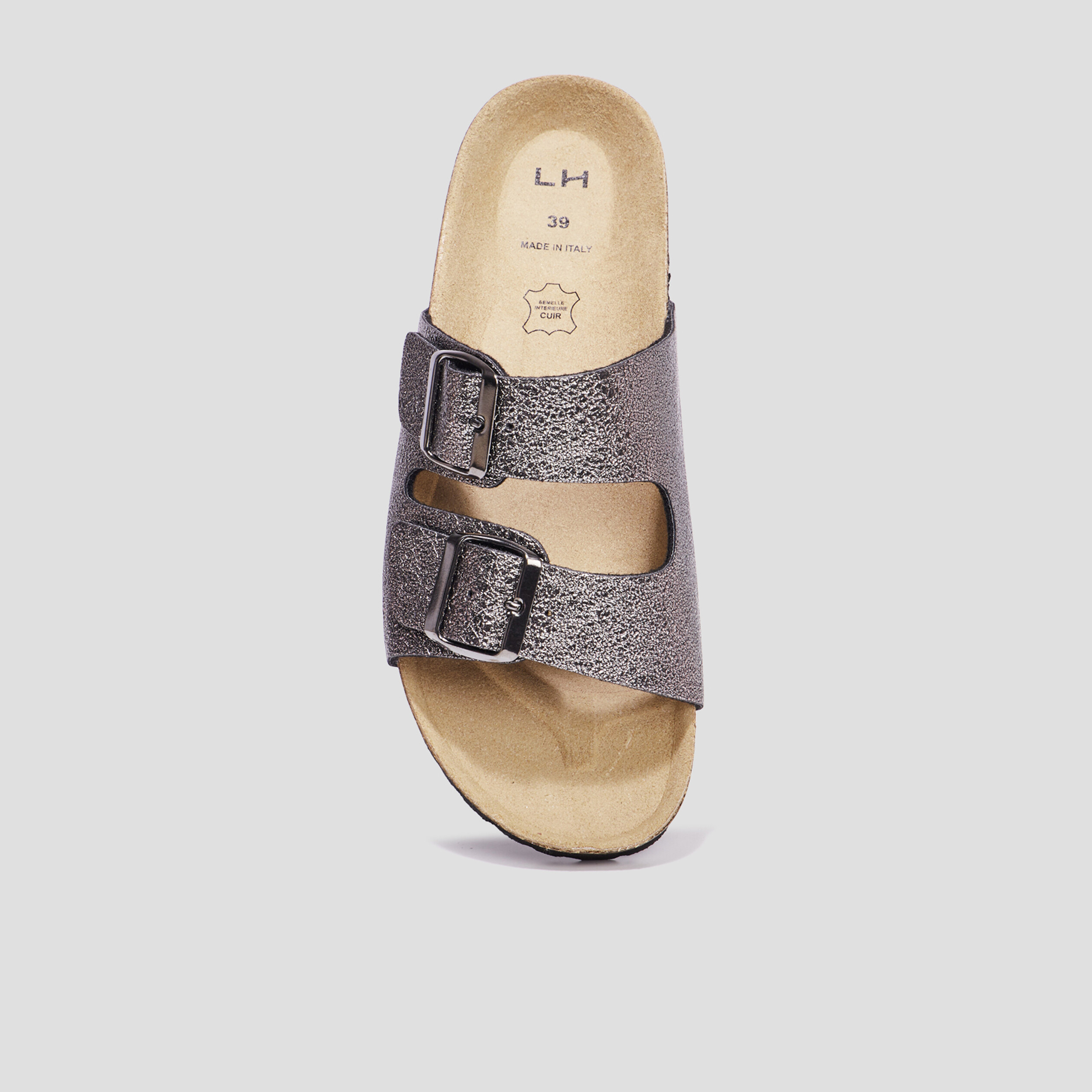Mules gris foncé femme | La Halle