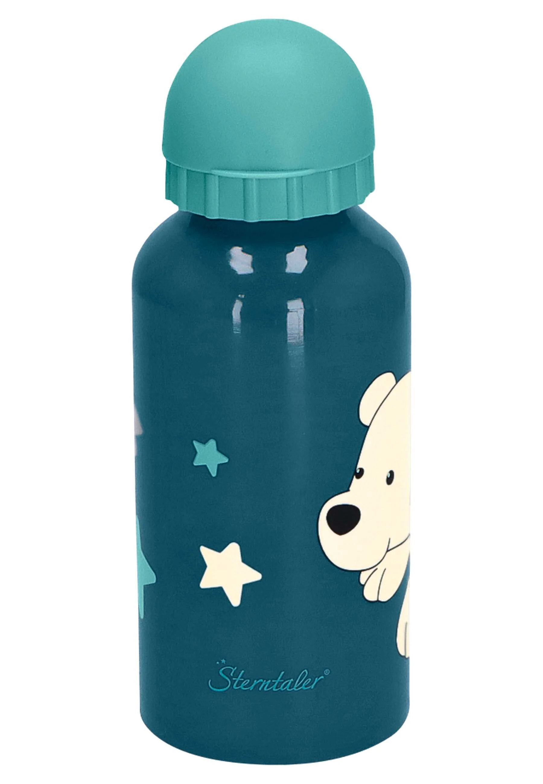 Trinkflasche Eisbär Elia in Dunkeltürkis für 400ml