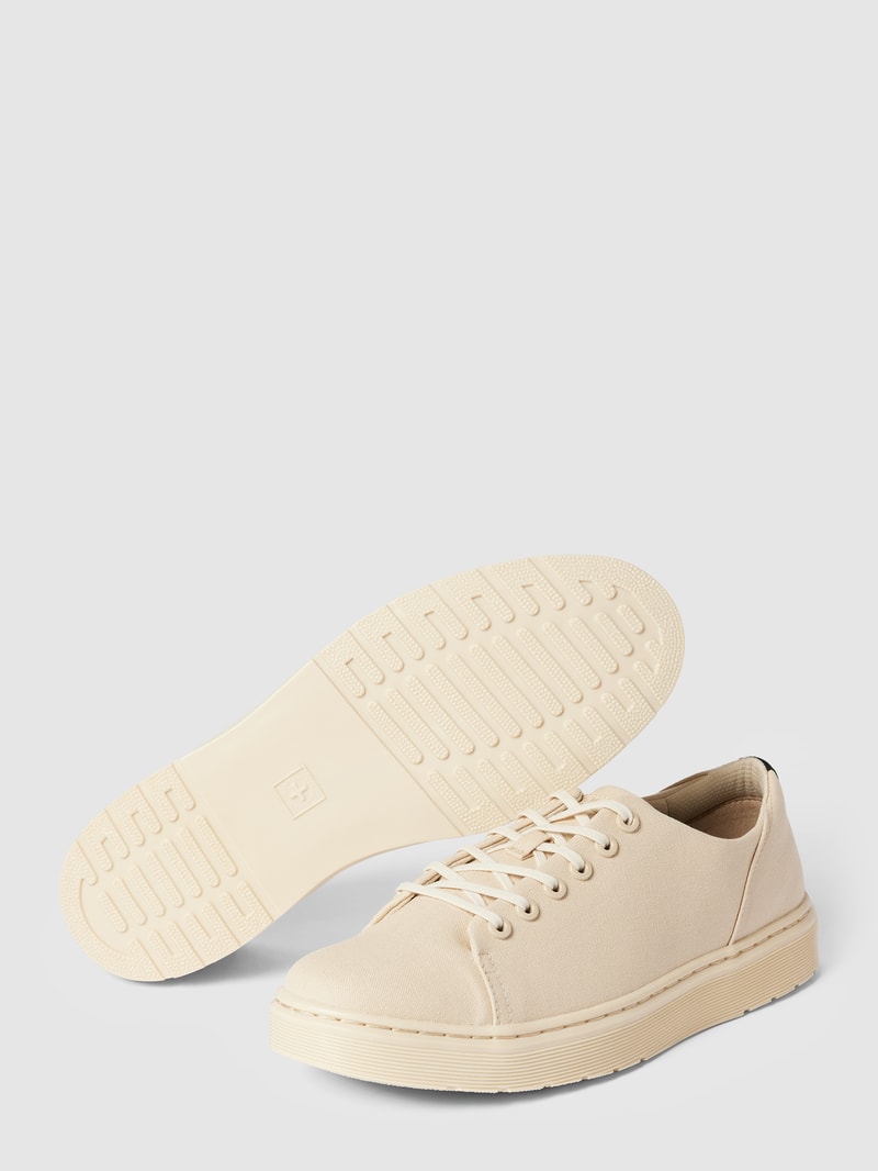 Sneaker mit Label-Detail Modell 'Dante' in beige