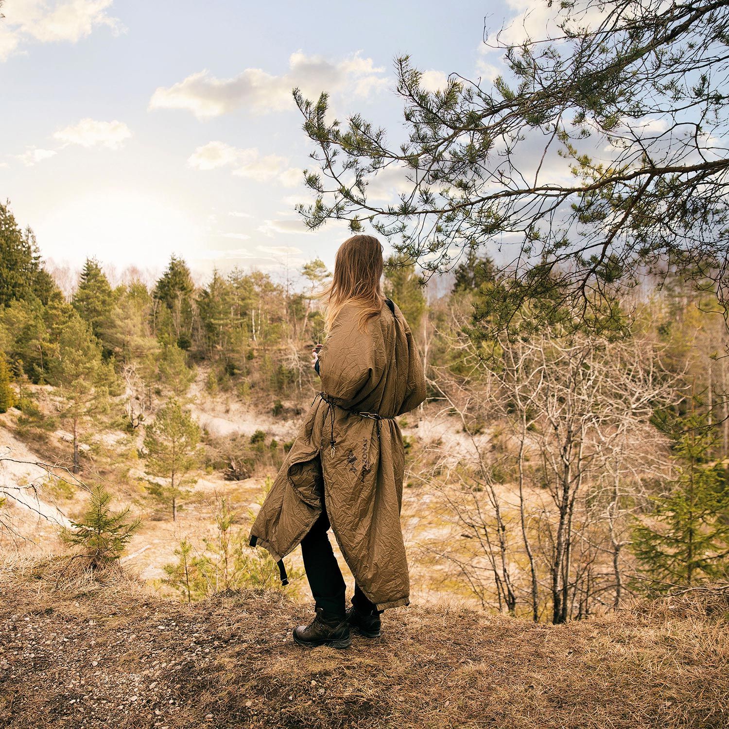 Underquilt Poncho Hängematten Kälteschutz