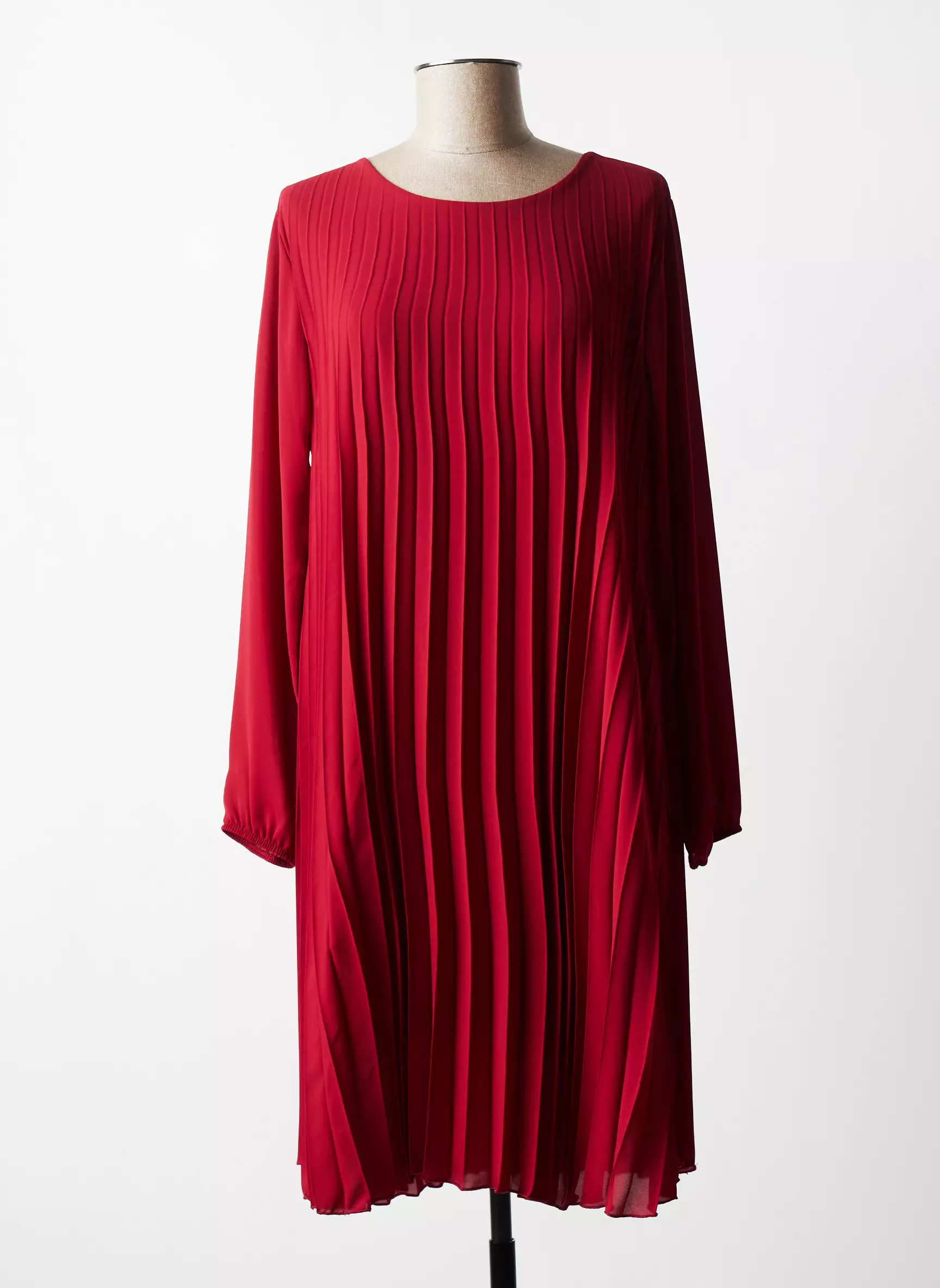 Quattro Robes Mi Longues Femme couleur rouge