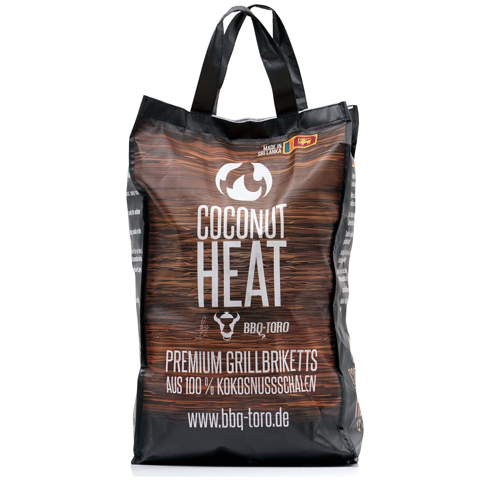 BBQ-Toro Grillbriketts BBQ-Toro Coconut Heat, 10 kg, Premium Grillbriketts aus 100 % Kokosn, 10.00 kg
