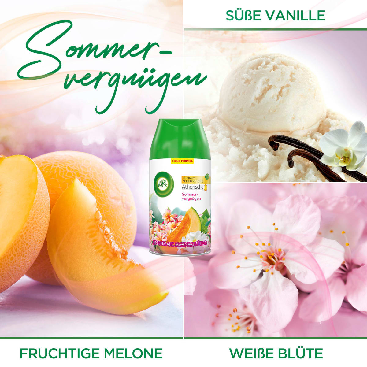 Lufterfrischer Starterset Freshmatic Sommervergnügen, 1 St