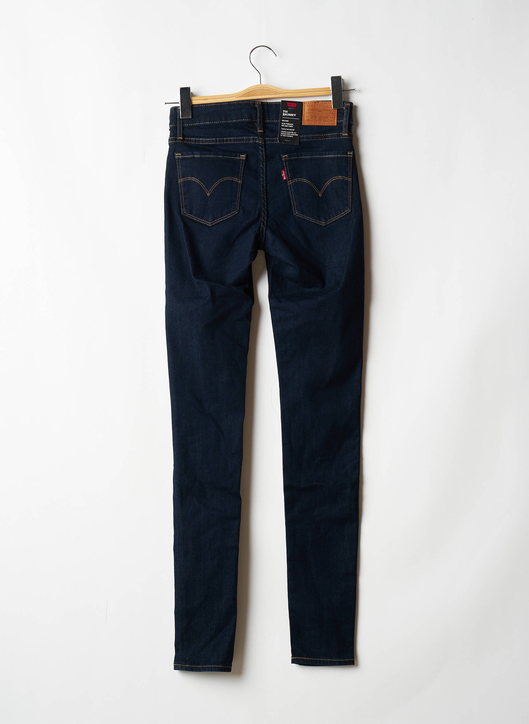 Levis Jeans Skinny Femme couleur bleu