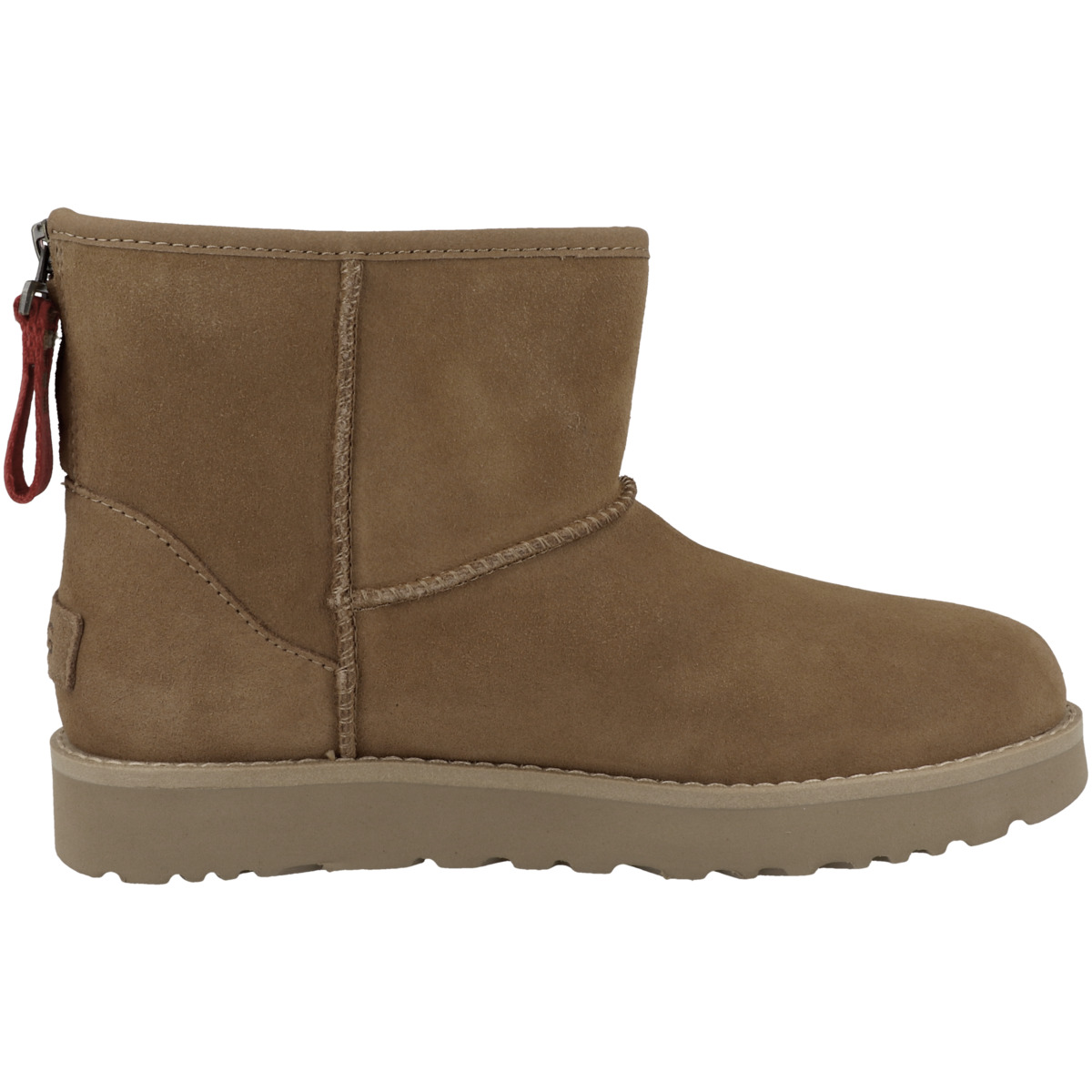 UGG Classic Mini Logo Zip Boots braun