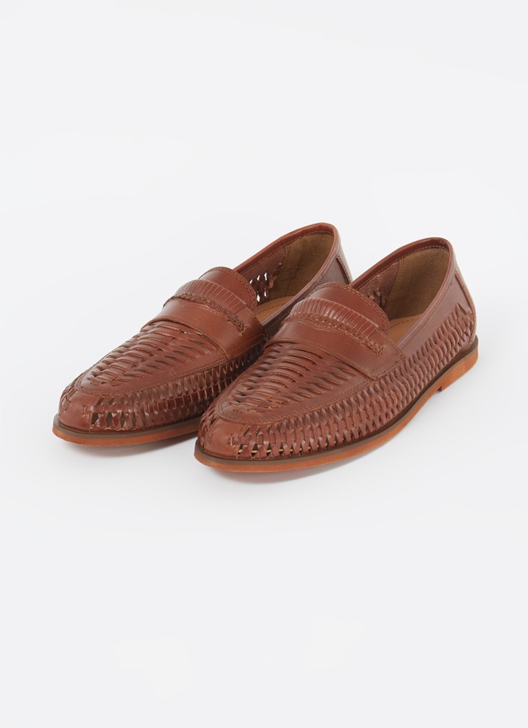Dune London Brickles leather loafers