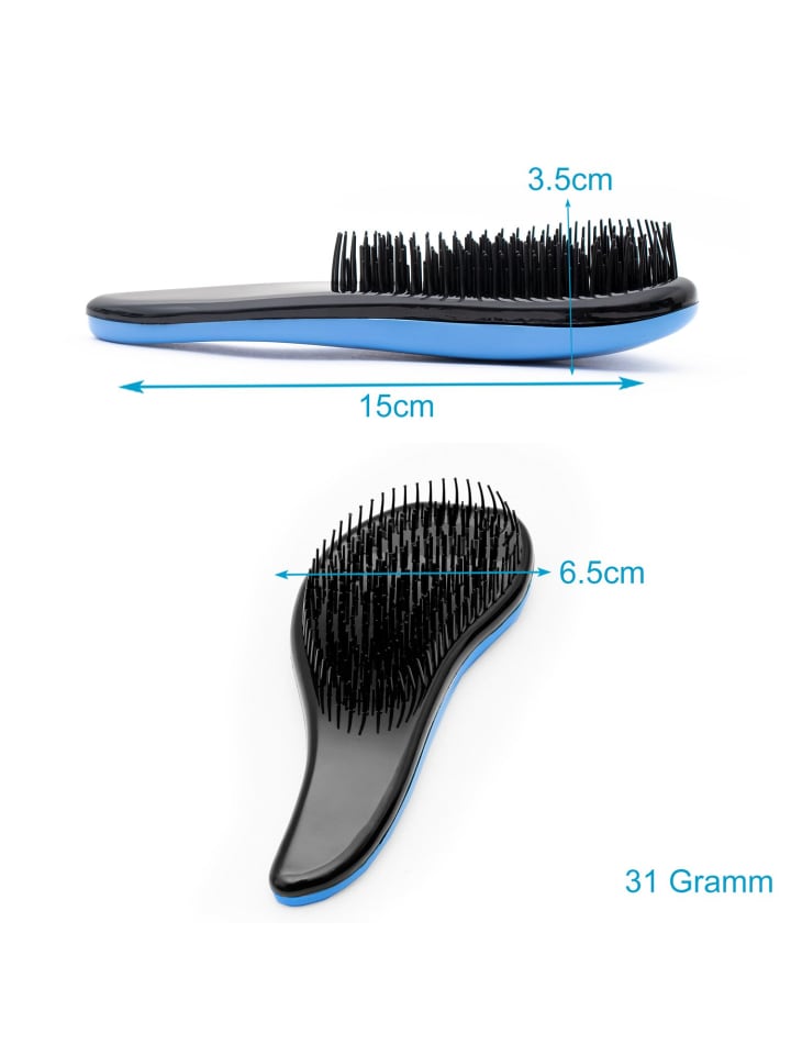 Intirilife Haarbürste Mini Bürste Detangler Bürste in Blau günstig kaufen onesize