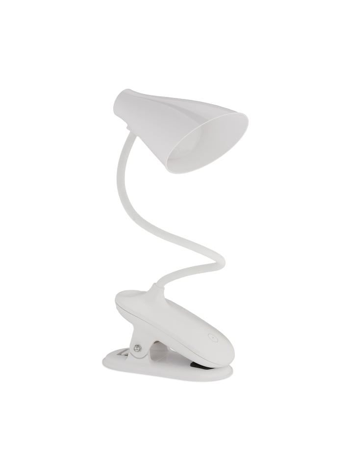 relaxdays Klemmlampe in Weiß günstig kaufen onesize