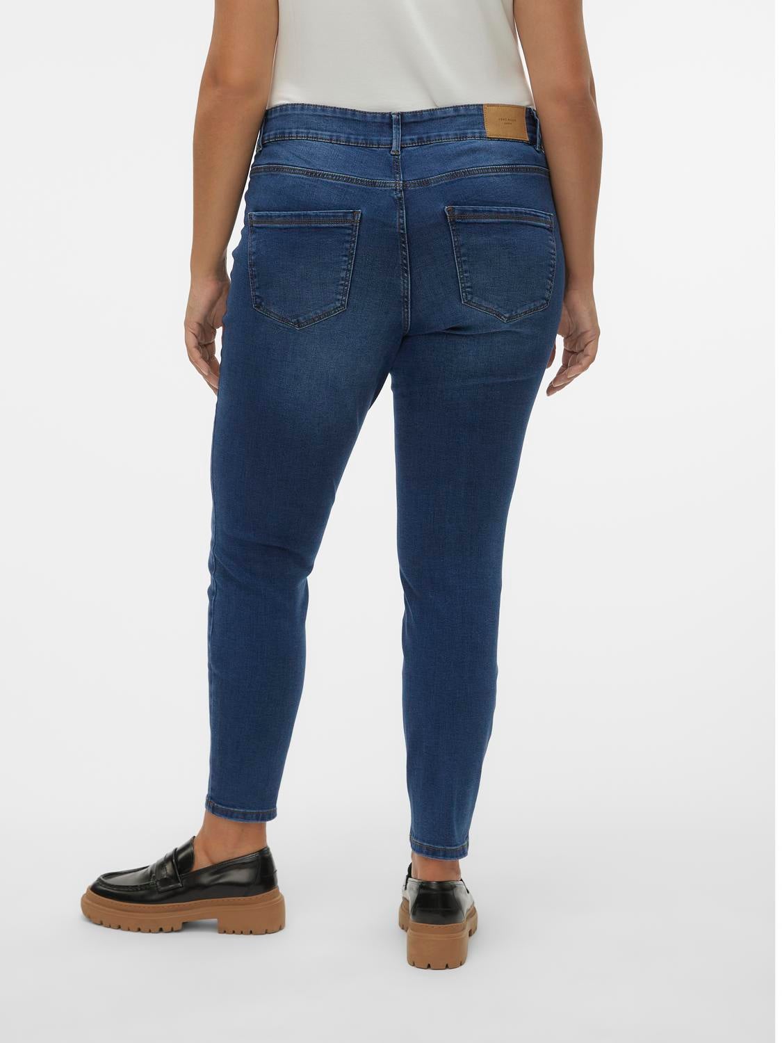 VMCSOPHIA Hohe Taille Slim Fit Jeans