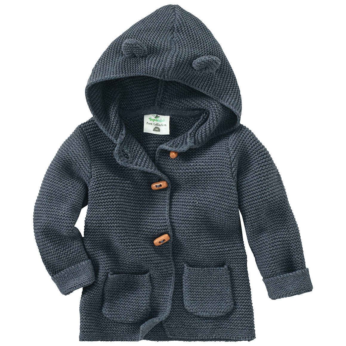 Baby Strickjacke mit Öhrchen