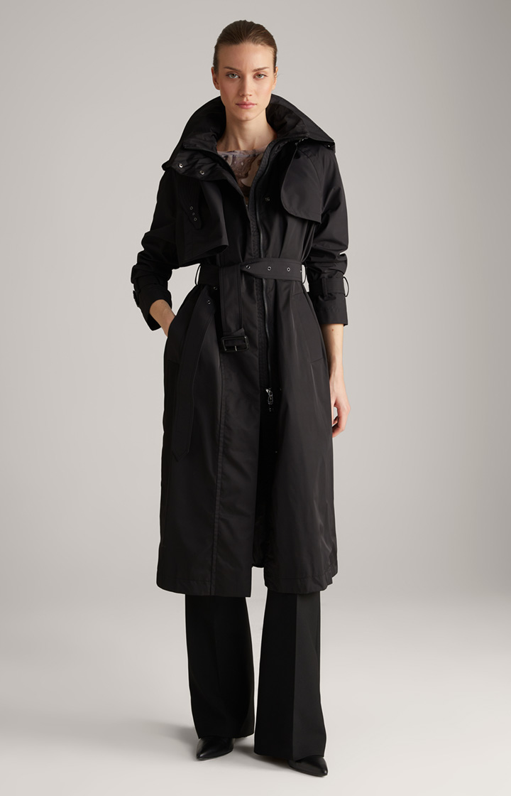 Trenchcoat in Schwarz