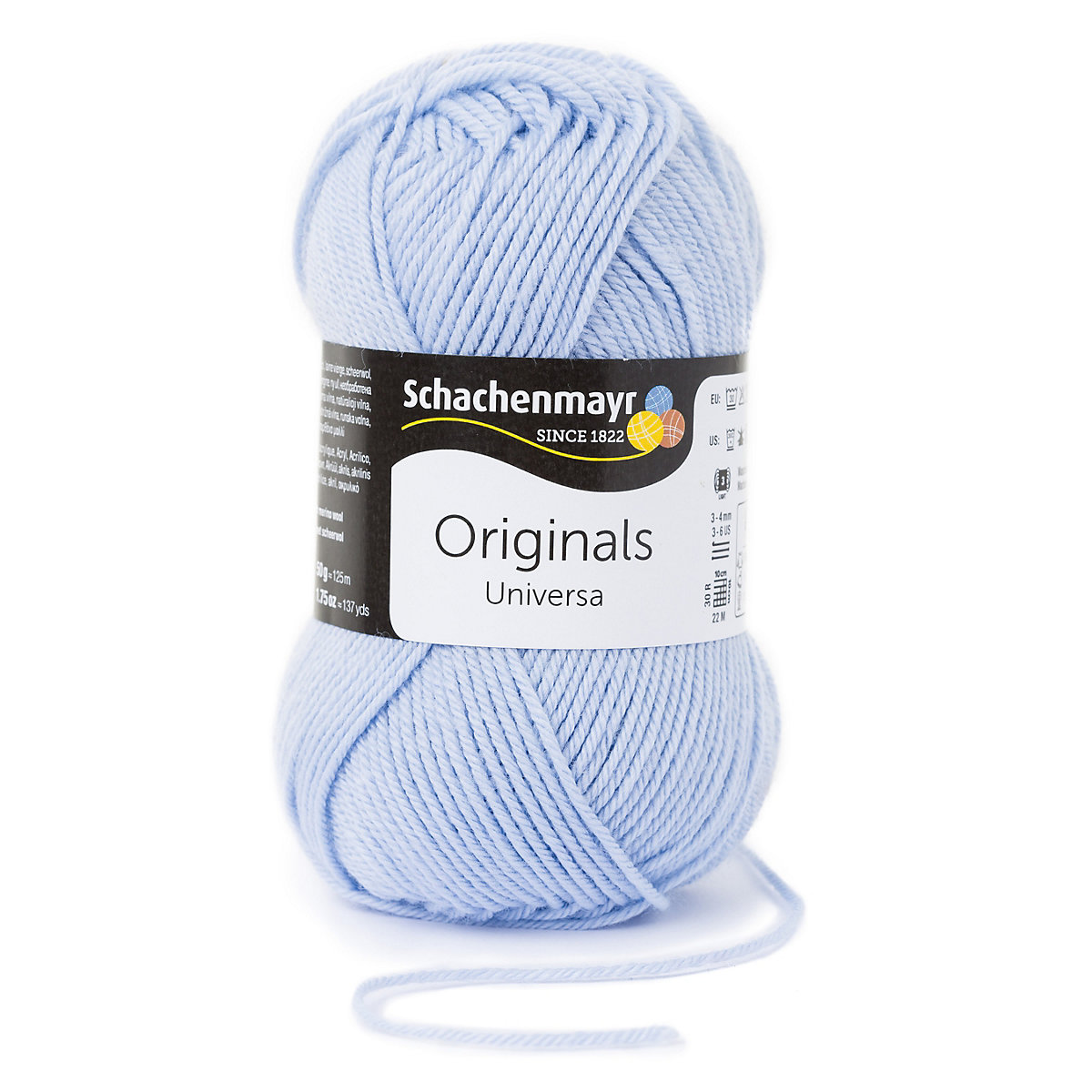 Handstrickgarne Universa, 50g Hellblau