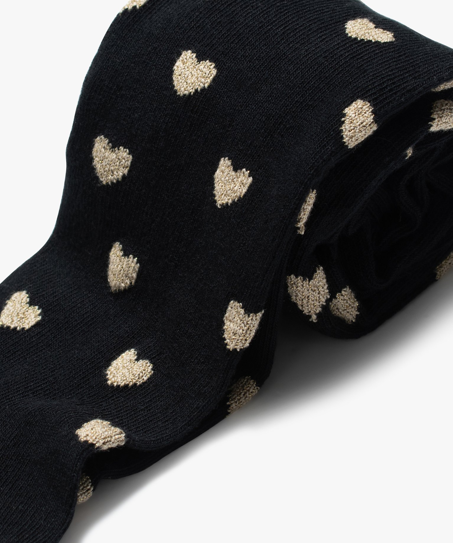 Collants chauds à motifs curs fille noir | GEMO