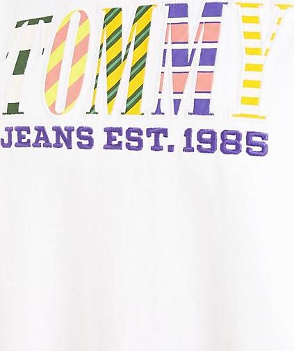 TOMMY-JEANS Damen T-Shirt LUXE 2 Classic Fit