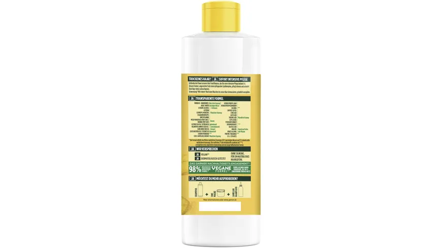 Garnier Fructis Banana Hair Food Spülung 400 ml