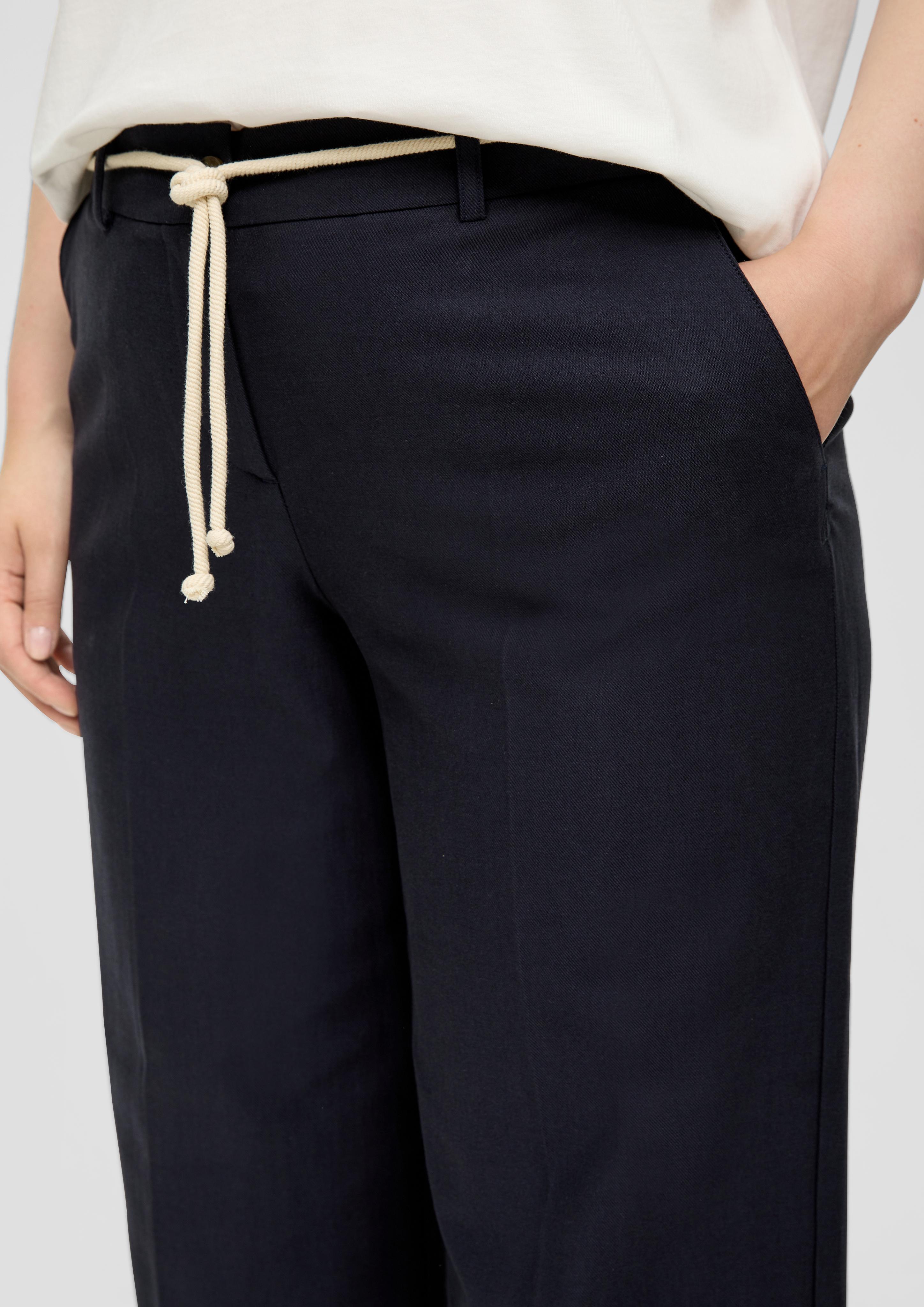 Regular: Twill-Hose aus Viskosemix  2136820-5959