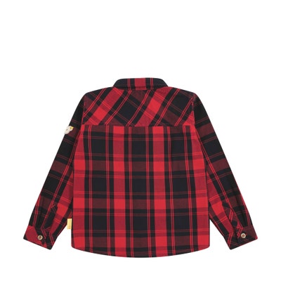 Bluse langarm, rot für Mädchen