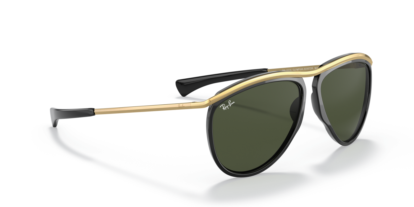 AVIATOR OLYMPIAN - Negru Verde Lucios