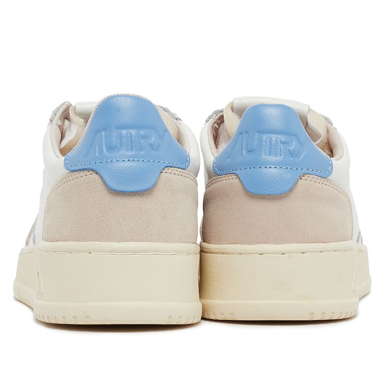 Autry Wmns Medalist Low leat/suede wht/vista