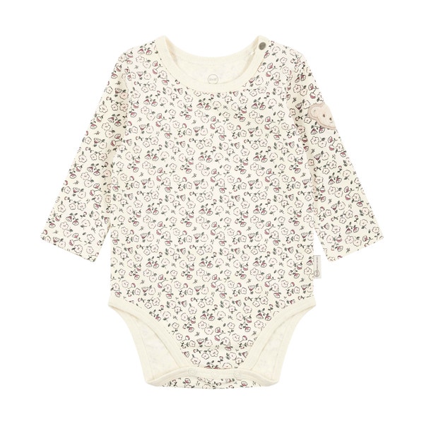 Body langarm, beige für Mädchen