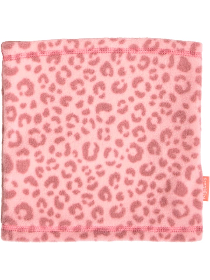Playshoes Fleece-Schlauchschal Leo-Print in Rosa günstig kaufen onesize