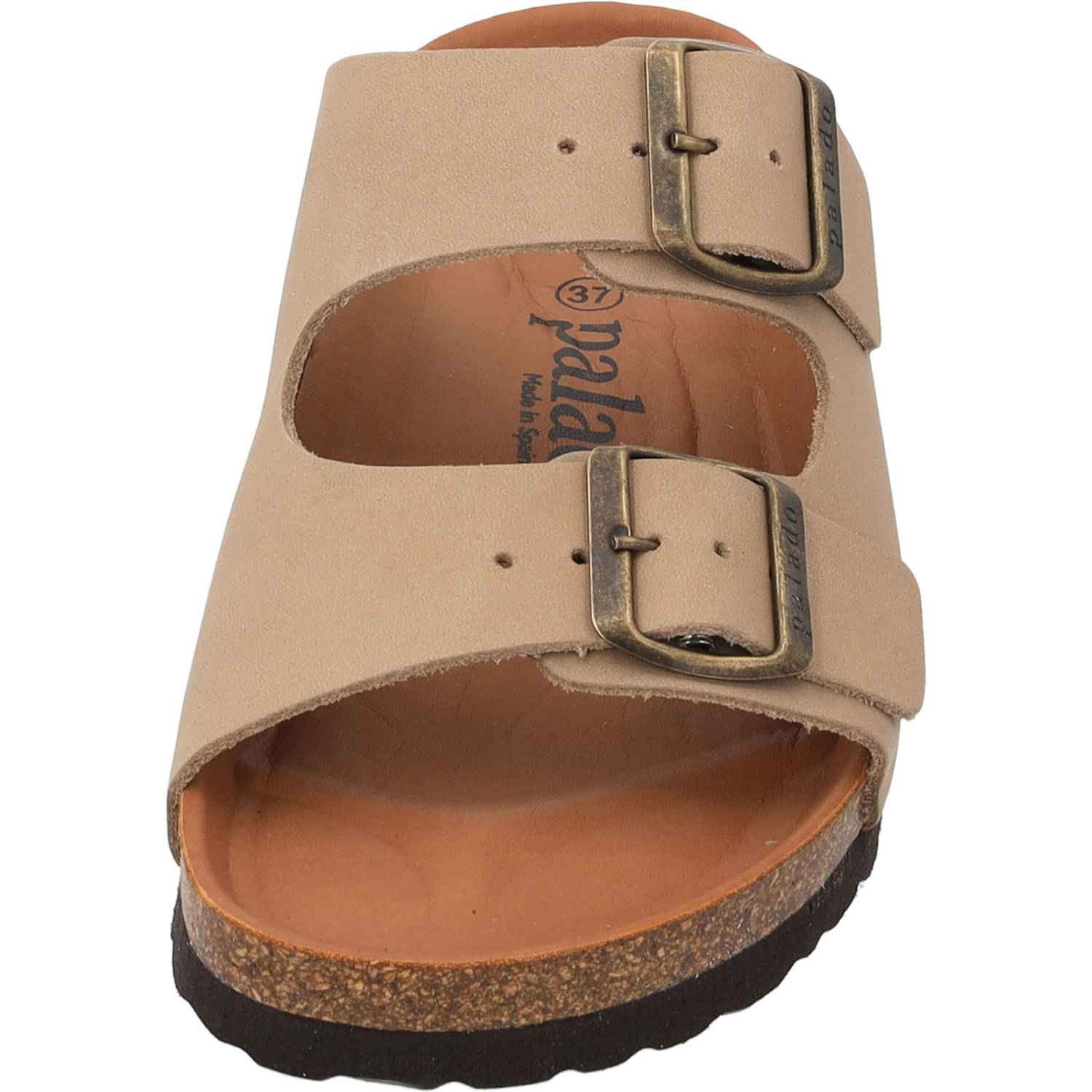 Palado Korfu Premium Leather, Pantoletten, Damen, Taupe