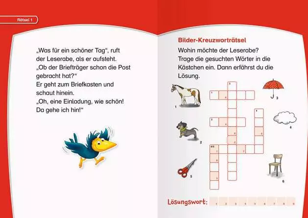 Leserabe: Krimirätsel zum Lesenlernen, 1.Lesestufe