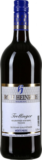2021 Heilbronner Wartberg Trollinger trocken 1,0 L - Weingut Rolf Heinrich