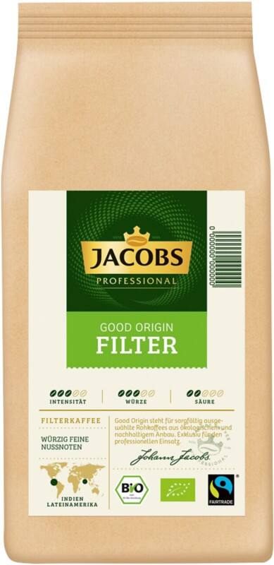 Jacobs Bio-Filterkaffee Good Origin 1 kg