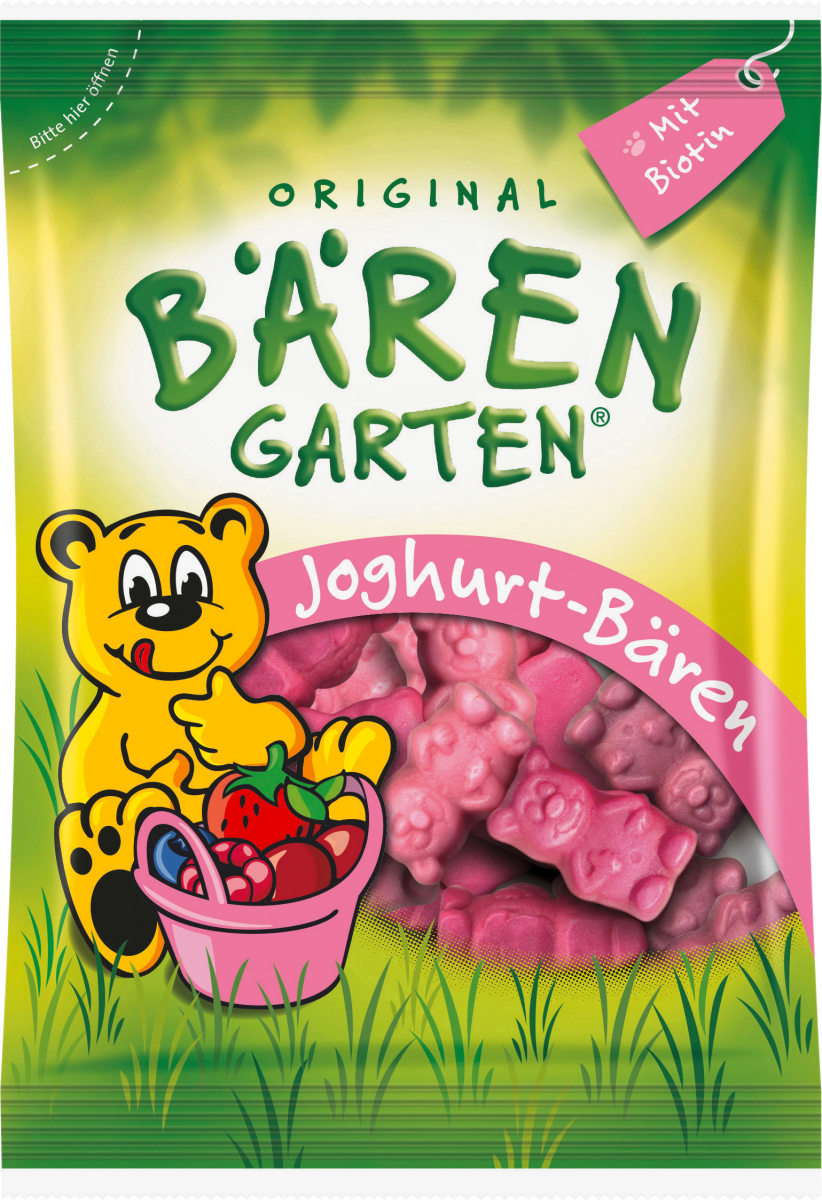 Fruchtgummi, Joghurt-Bären, 125 g