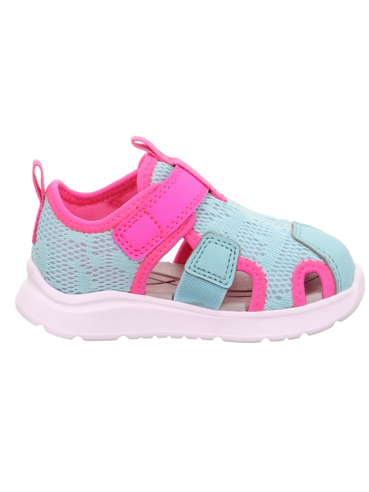superfit Lauflernsandale WAVE in Hellgrün/Pink günstig kaufen