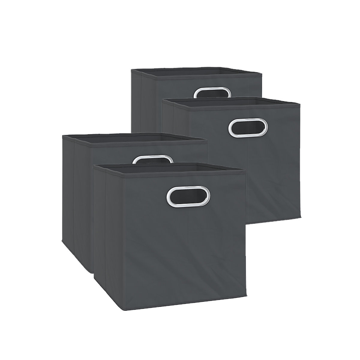 Faltbox 4er Set Anthrazit