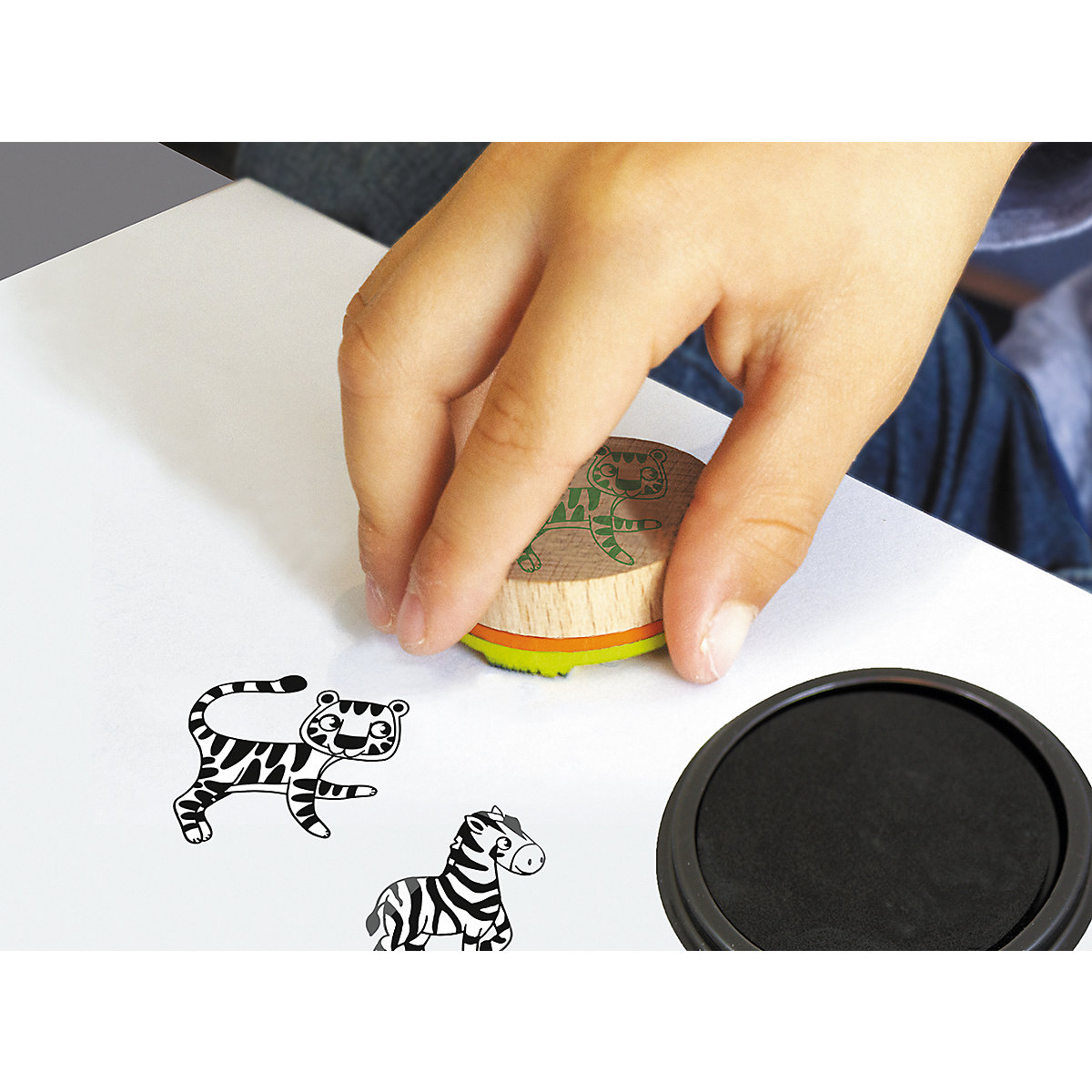 Stampo Bambino Safari Stempel-Set