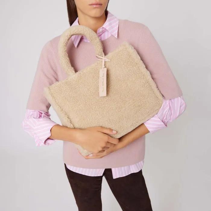 Jamais sans sac en peau de mouton écologique moyenne