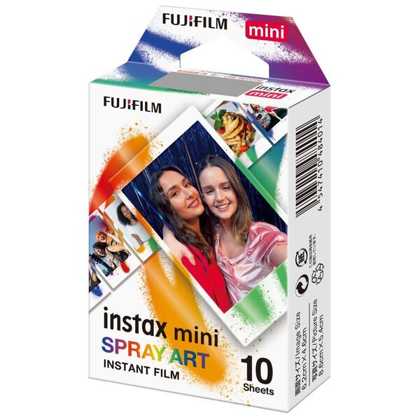 Fujifilm Instax Mini Spray Art -pikafilmit 10 kpl