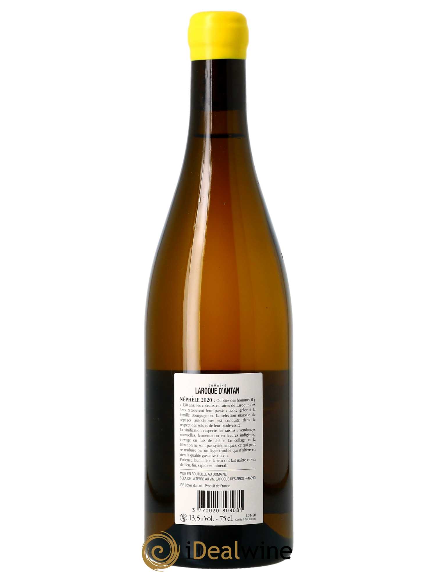 Côte du Lot Néphèle Laroque d'Antan (Domaine)  2020 - Lot de 1 Bouteille