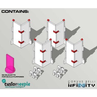 Neon City Corners (4 units)