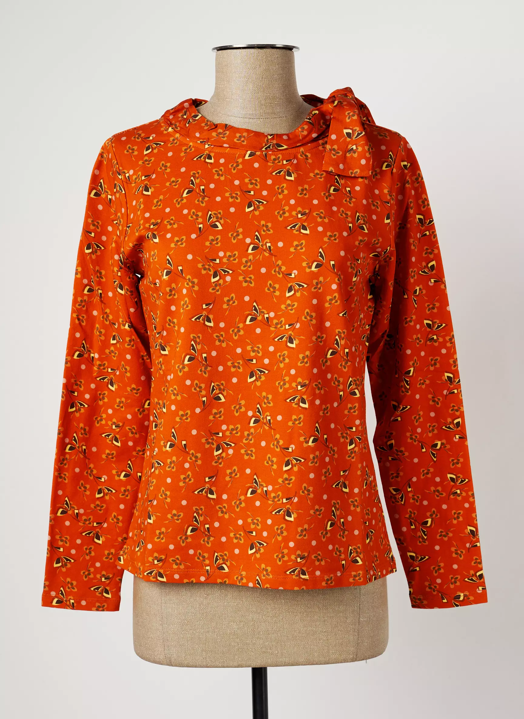 Paul Brial Tshirts Femme couleur orange