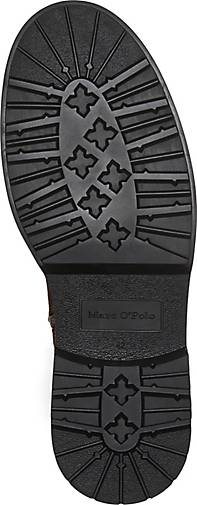 Marc O'Polo Schnürstiefel aus edlem Velours-Rindleder