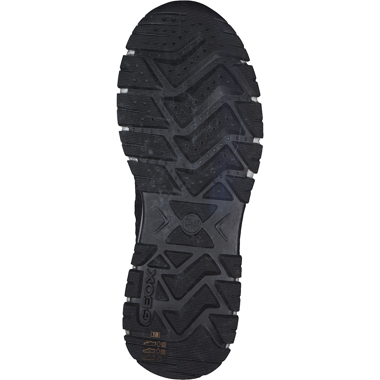 Geox U04A7A, Sneakers Low, Herren, Schwarz