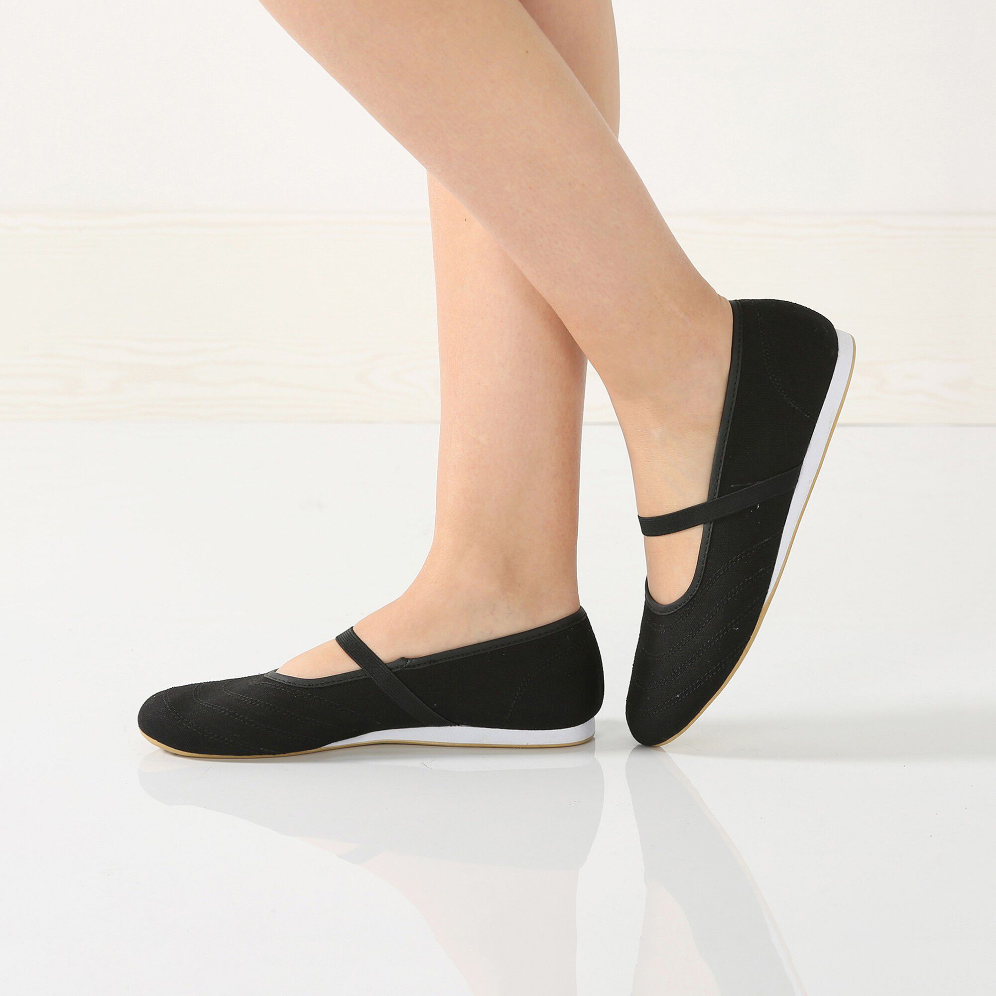 Ballerines élastiquées