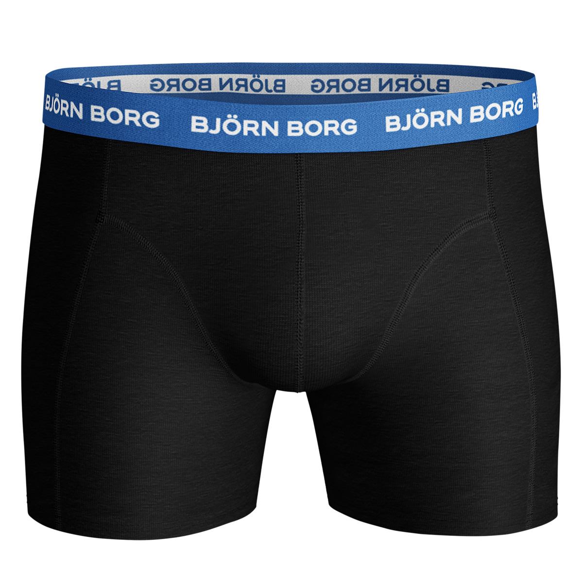 Björn Borg Contrast Solid Sammy 3er Pack Boxershorts schwarz