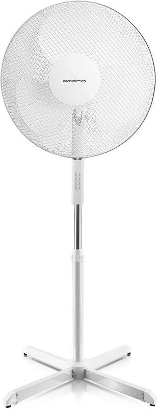 Emerio Höhenverstellbar Standventilator 3 125 cm Weiß FN-114204
