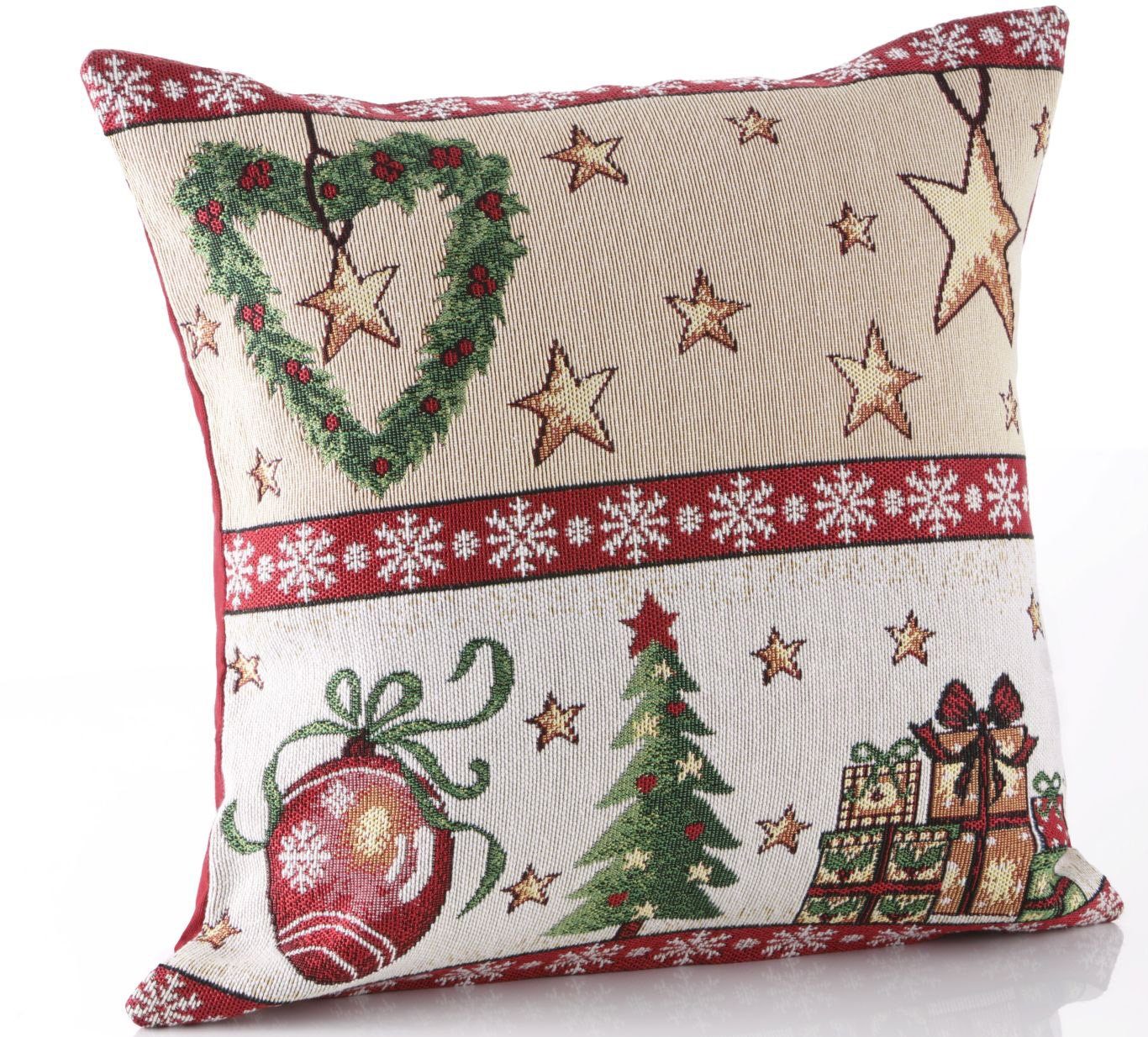 Kissenhülle Weihnachtszeit, Weihnachtsdeko, Dreams (2 Stück)