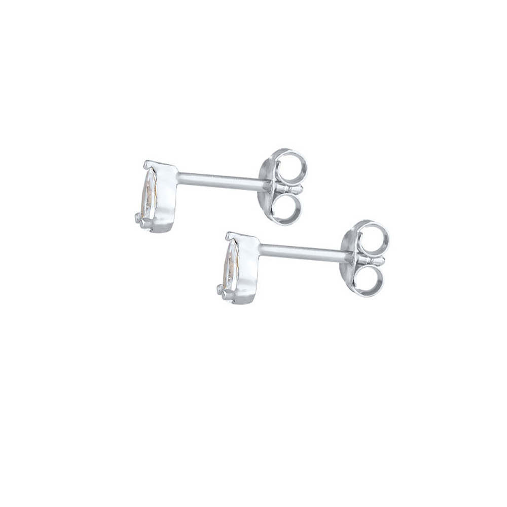 Elli Elli Boucles d'Oreilles Clous d'oreilles pour femmes Elegant Classic avec cristau Boucles d'oreilles