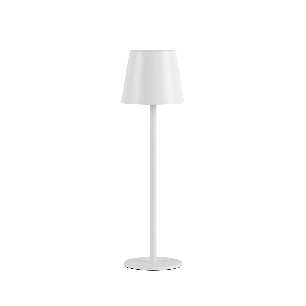 JUST LIGHT LED Tischleuchte, 1xLED-Board/2,50W/3000K, Akkuleuchte, IP54, Ladekabel, Weiss