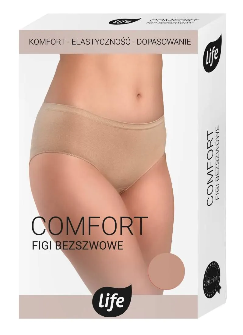 Cuecas Life Comfort Tamanho M Bege
