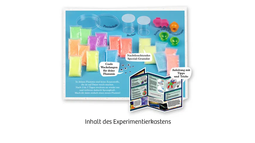 KOSMOS - Fun Science Nachtleuchtende Flummi-Power Experimentierkasten