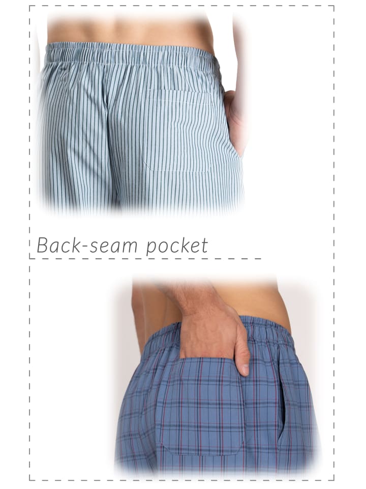 LuukFeel Webhose Schlafhose aus Bio-Baumwolle GOTS zertifiziert in hellblau günstig kaufen